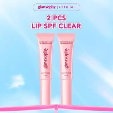Glowsophy Watermelon Daily Lip SPF 50 PA Melindungi Dari Sinar UVB Dan UVA Menjaga Bibir Tetap