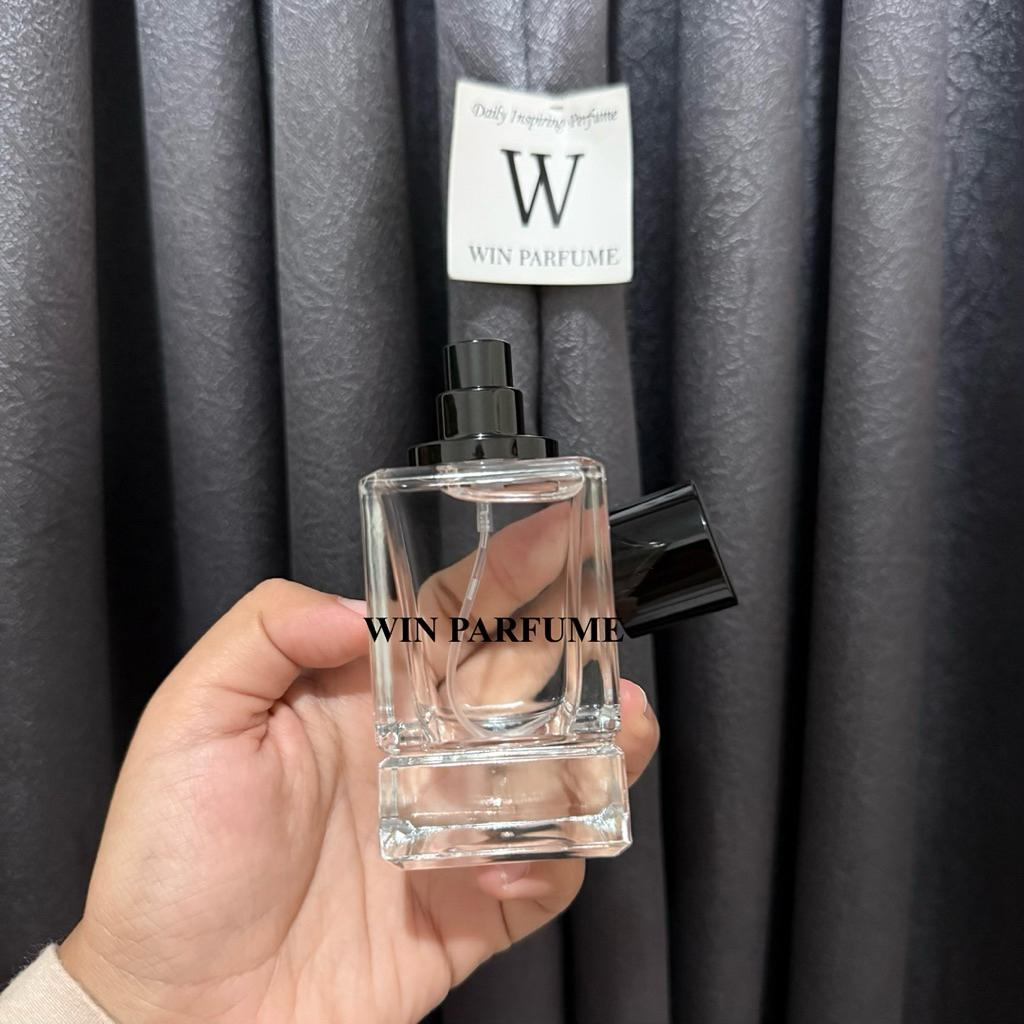 Jual MAGNETIC Botol Parfum 50ml WIN001 Tutup MAGNETIC HITAM GLOSSY Semi ...