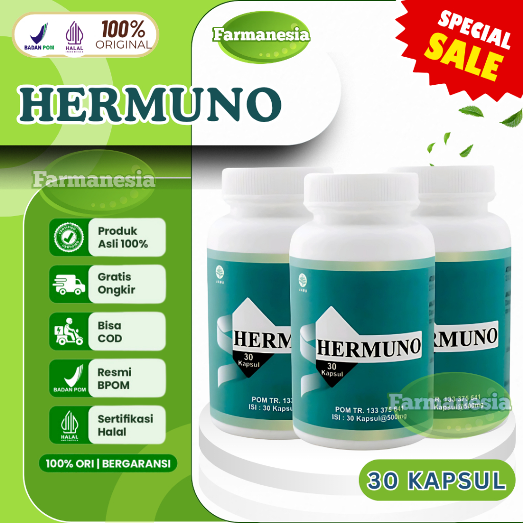Jual Hermuno Intoxic Obat Pembasmi Parasit Anti Toksin (isi 30 kapsul ...