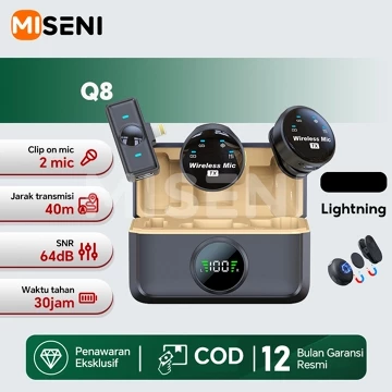 MISENI A37 K31 Pro 2 In 1 IOS TYPE C Wireless Microphone Magnetic Clip On Mic Wireless Lavalier