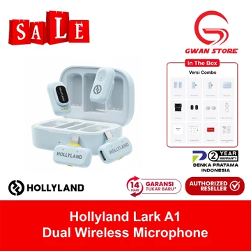 Hollyland Lark A1 Wireless Microphone Smartphone Android IPhone IPad Action Camera Laptop