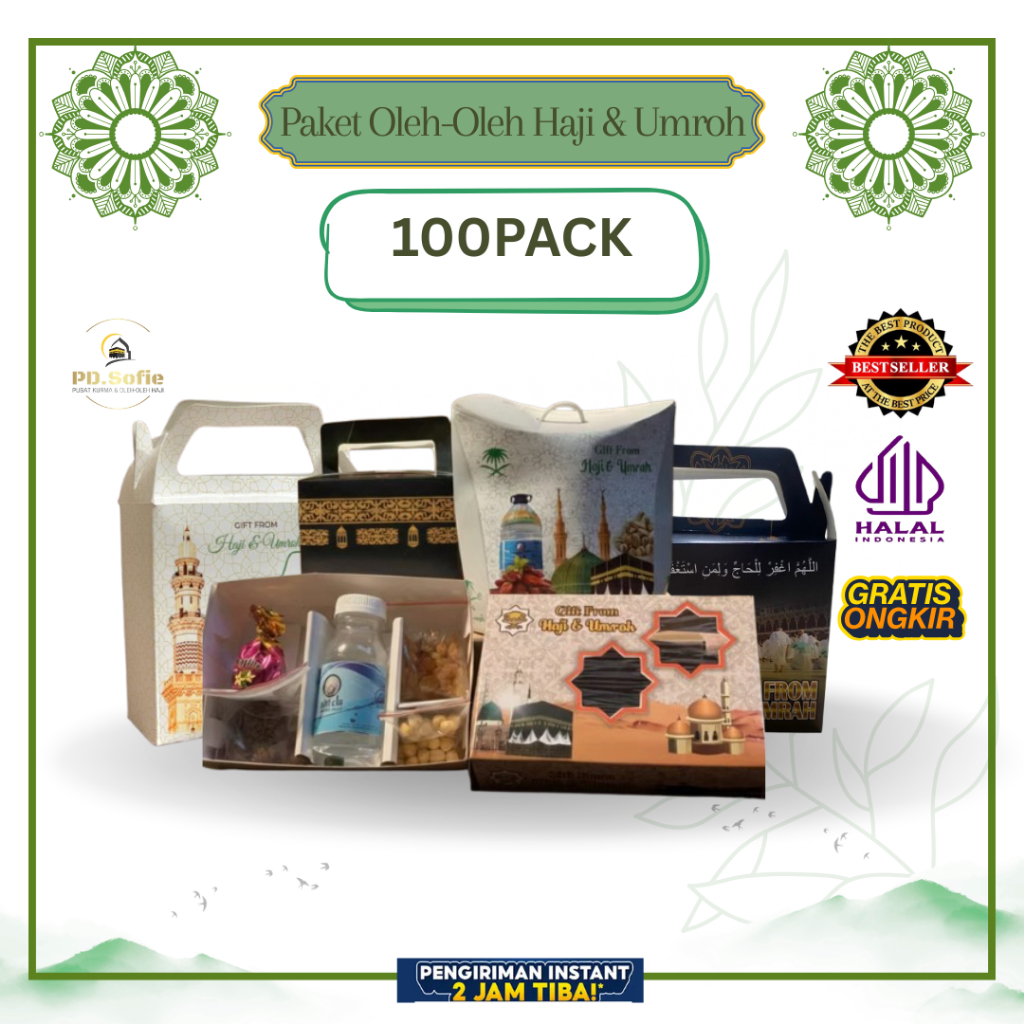 Paket Oleh-oleh Haji & Umroh dus tali Harga Hemat Paket 100pcs