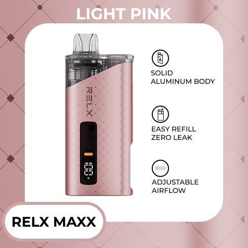 Jual RELX Maxx Kit (Isi 1 Refillable Device dan 1 Cartridge) - Light ...