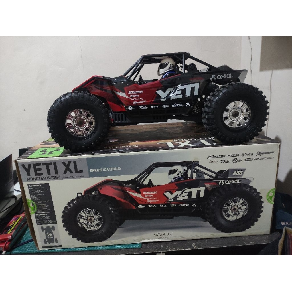 Jual RC Axial YETI XL 1:8 Brushless Monster buggy Likenew | Shopee