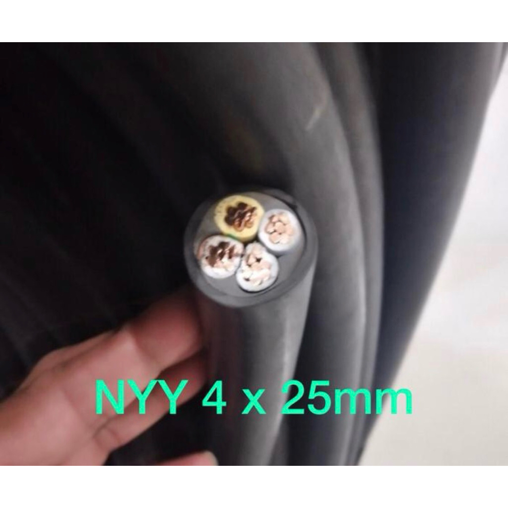 Jual kabel tufur NYY 4x25 merk metal | Shopee Indonesia