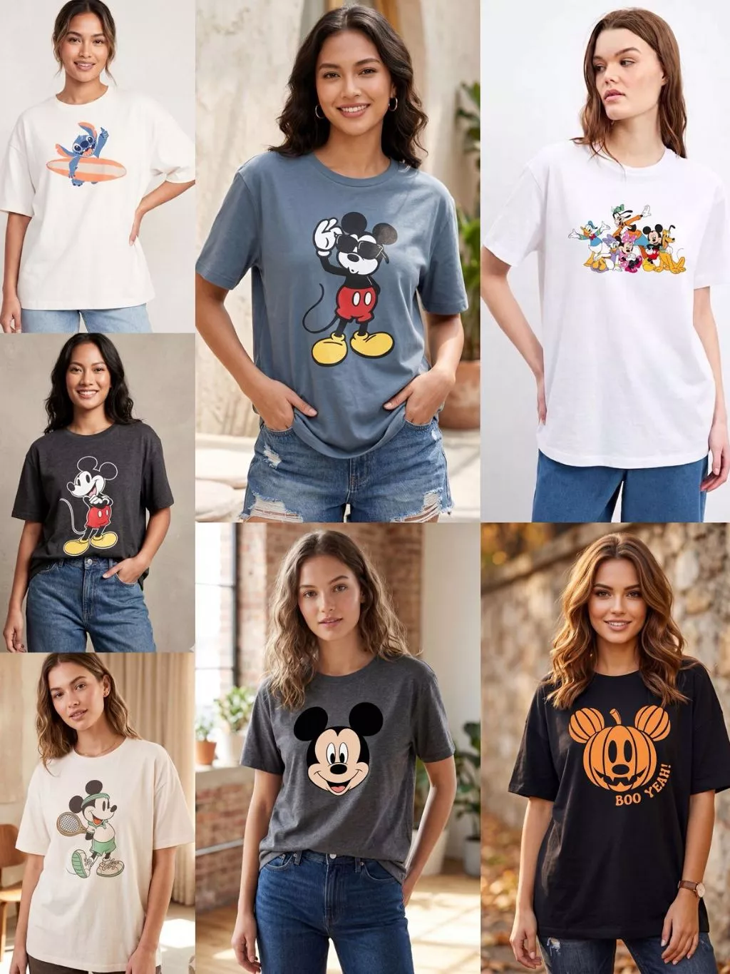 Kaos Lengan Pendek Wanita OLN Graphic T-Shirt - 2359
