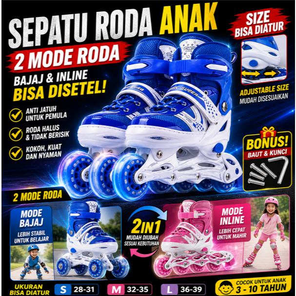 Jual SEPATU RODA POWER SUPERB ORIGINAL - BISA RUBAH RODA BAJAJ - FREE ...