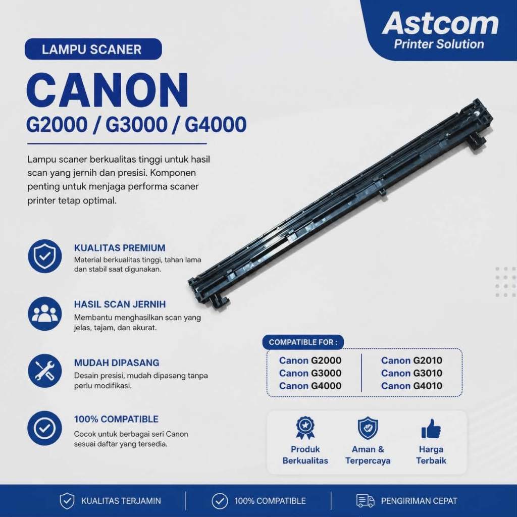 Jual Lampu Scanner Canon G2000 G3000 G4000 + G2010 G3010 G4010 Original ...