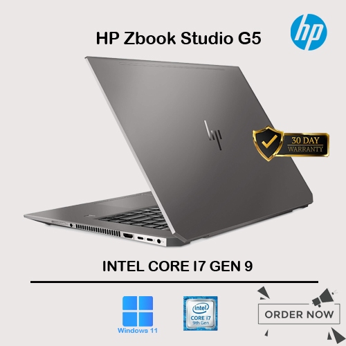 Jual LAPTOP HP ZBOOK STUDIO G5 / CORE I7 GEN 9 / VGA NVIDIA QUADRO