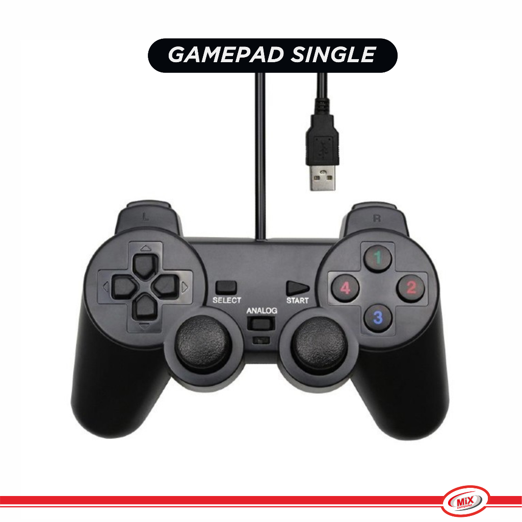 Jual Gamepad Joystick K-One Single Hitam USB PC | Shopee Indonesia