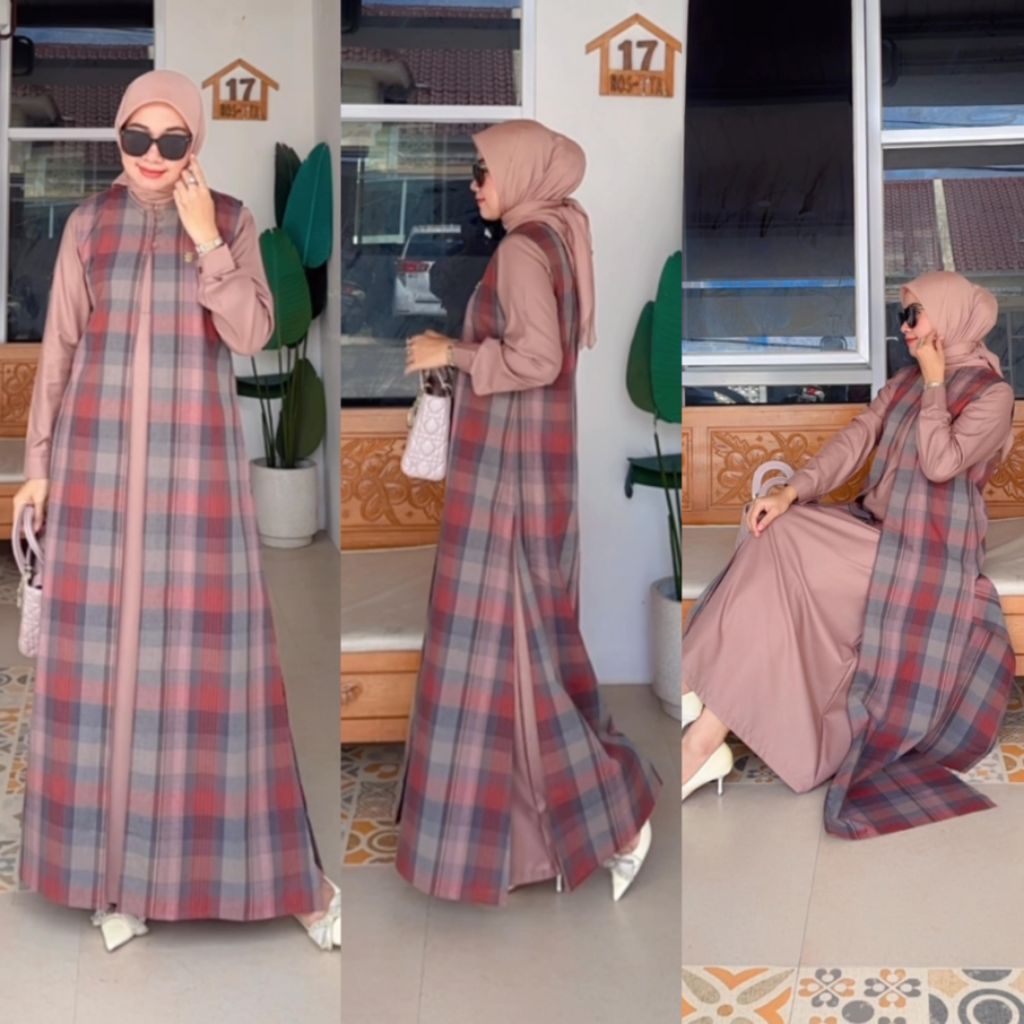 Jual DRESS SET INNER OUTER DIMARA KATUN TRISET ORIGINAL DIMARA TERBARU ...