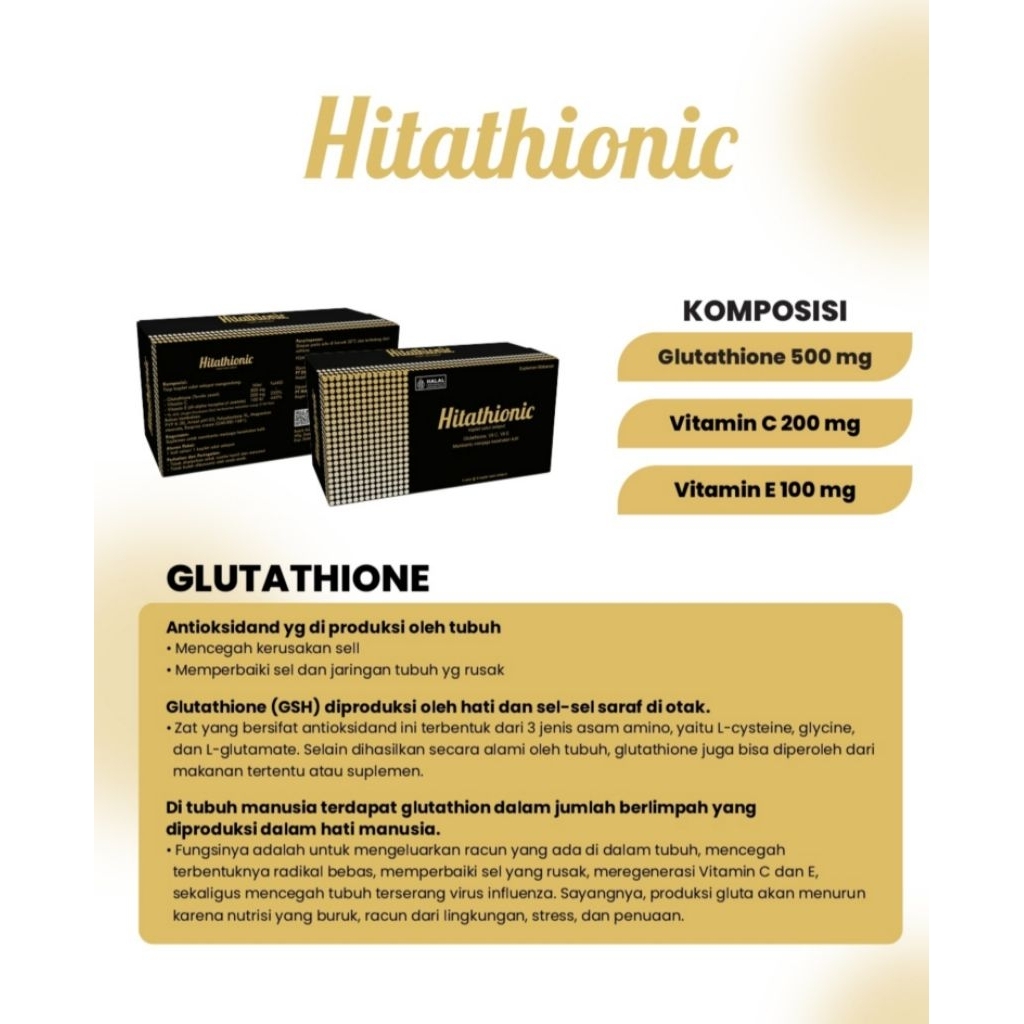 glutathione fungsinya Whitening Capsules – Glow with Confidence! Description Give your skincare routine an extra boost with Glutathione Whitening Capsules. Rich in antioxidants, these capsules are commonly used to support healthy-looking, radiant skin Ketahui 7 Manfaat Glutathione untuk