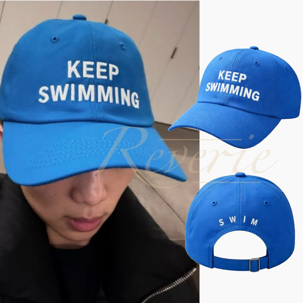 Jual TOPI BORDIR KEEP SWIMMING CAP BANGTAN OT7 KPOP ARIRANG WORLD TOUR ...