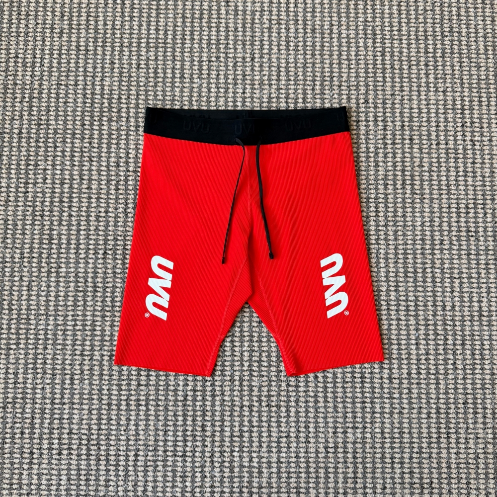 Jual UVU RUNNING - Performance Half Tights V2 2.0 (Black/Red