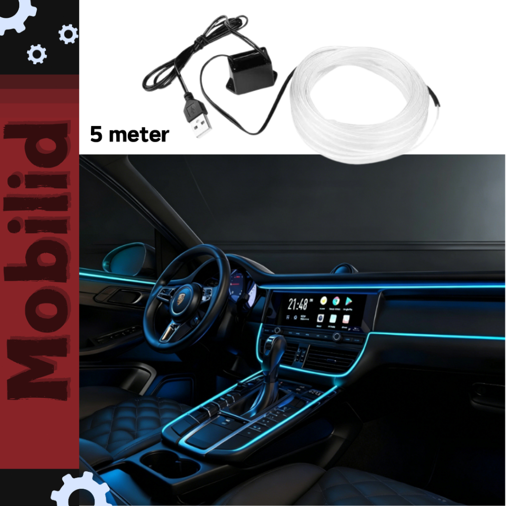 Jual Mobil Suasana Interior Lampu Strip Lampu Strip Neon Led Fleksibel ...