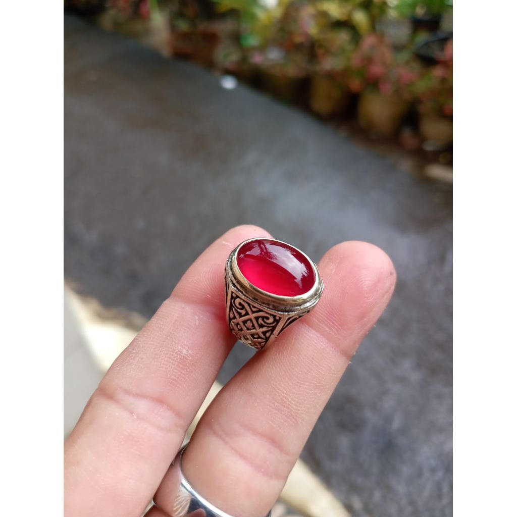 Jual Batu akik Red Baron ( Real pict ) | Shopee Indonesia