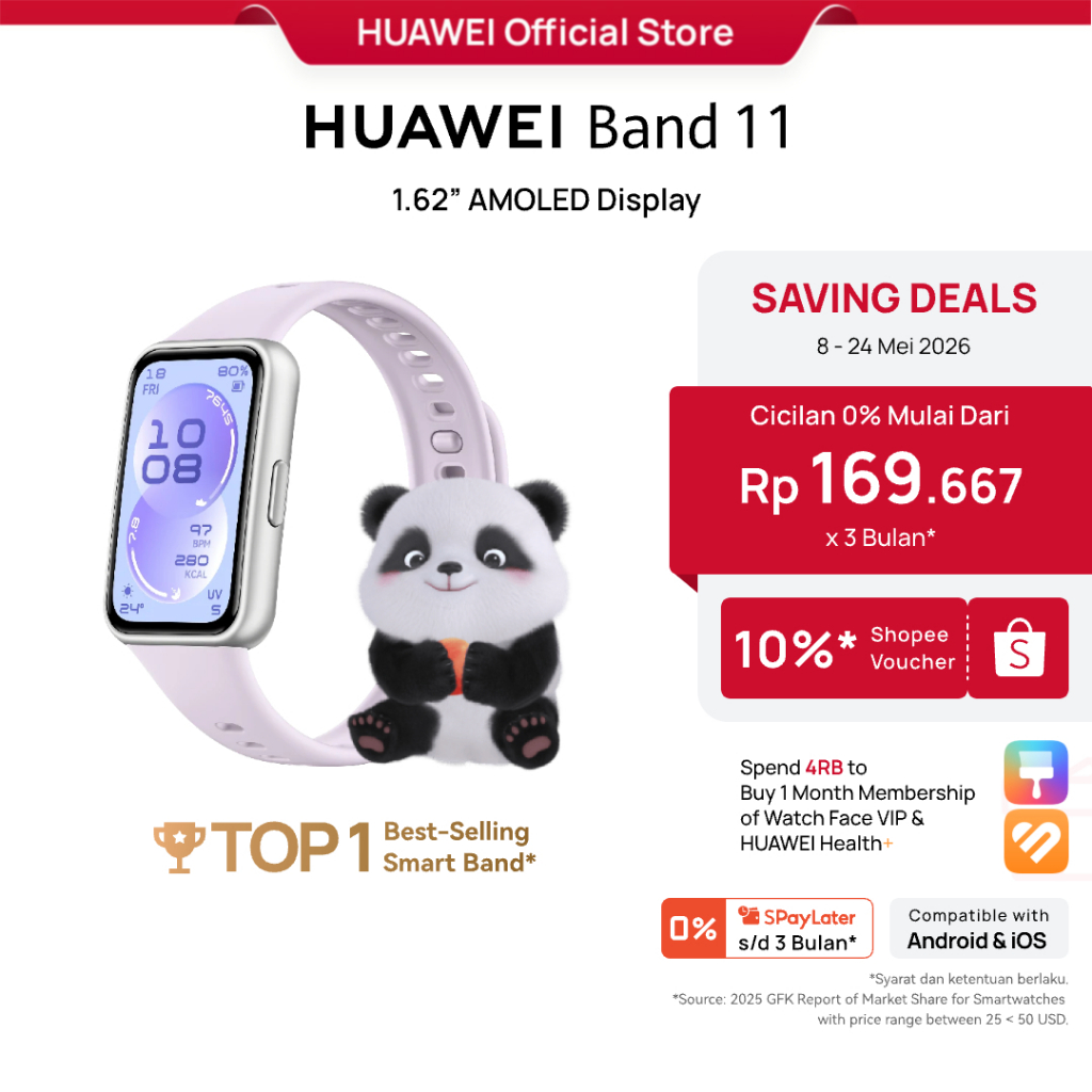 Huawei Band 11 Series | 1.62”amoled Display Enhanced Sleep Tracking Heart Health - foto 2