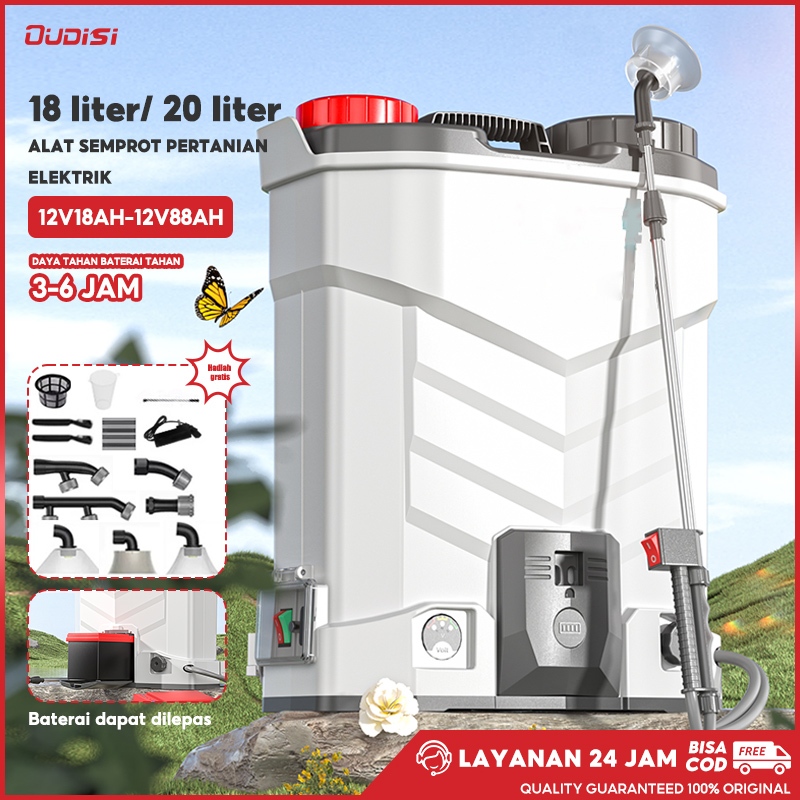 Jual 18 liter 20 liter sprayer elektrik 120 psi multifungsialat semprot ...