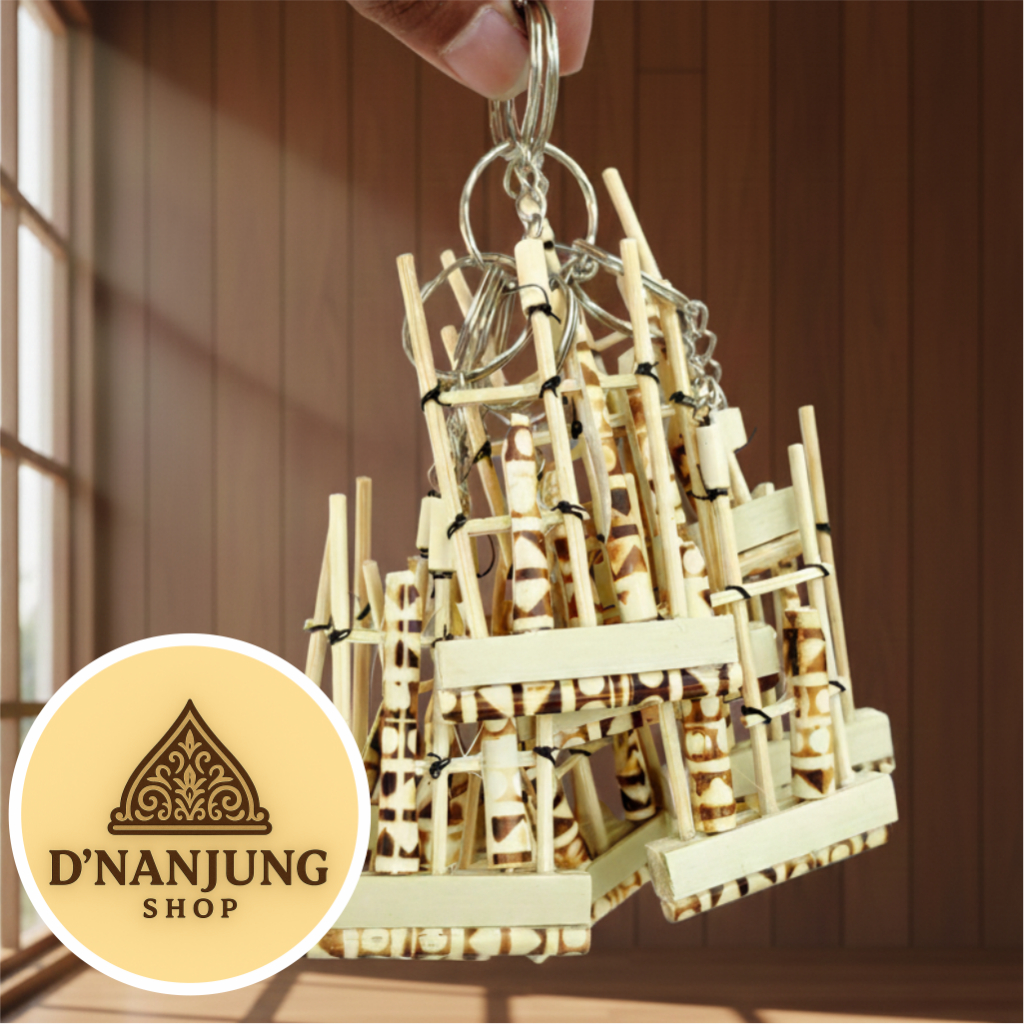 SOVENIR ISI 5PCS/GANTUNGAN KUNCI/GANTUNGAN KUNCI ANGKLUNG/COD/MURAH/GIFT/KERAJINAN