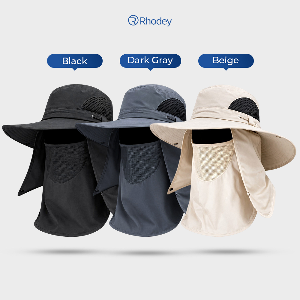 Jual Topi Rimba Outdoor Anti UV Waterproof Boonie Hat Polyester Topi ...