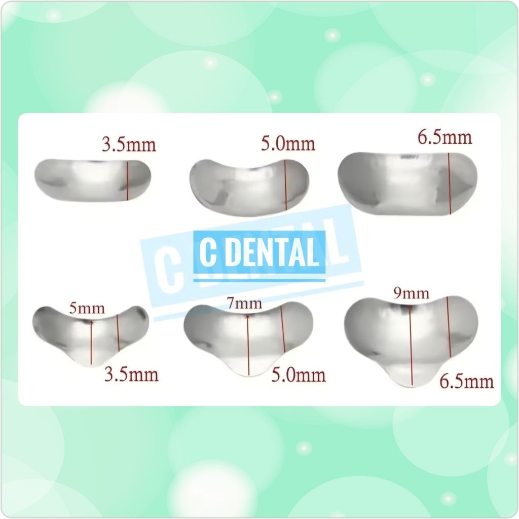 Jual Dental Posterior Proximal Metal Matrix With Ledge / No Ledge ...