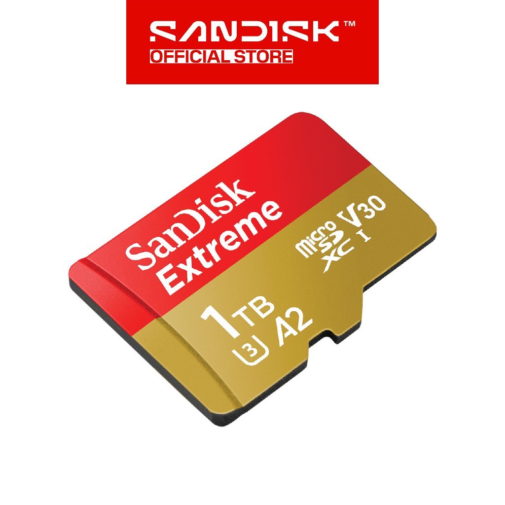 SANDISK microSDXC Extreme 512GB / 1TB / 2TB Class 10 UHS-I A2 V30 U3 4K UHD Drone (Up to 190MB/s) (2)