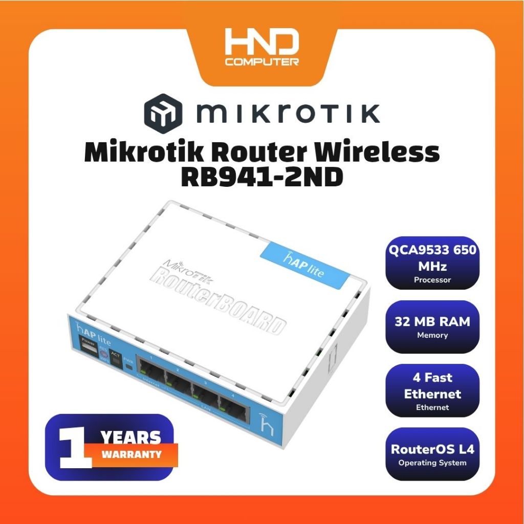Jual Mikrotik Router Wireless RB941-2nD (hAP-Lite) | Shopee Indonesia