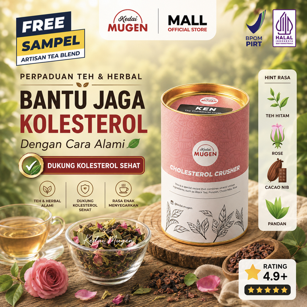 Teh Hitam Penurun Kolestrol/ Tea Blend - Cholesterol Crusher Kedai Mugen 30g
