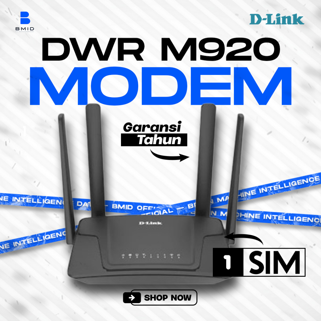 Jual Modem Router D-Link DWR-M920 4G LTE N300 300Mbps Support All ...