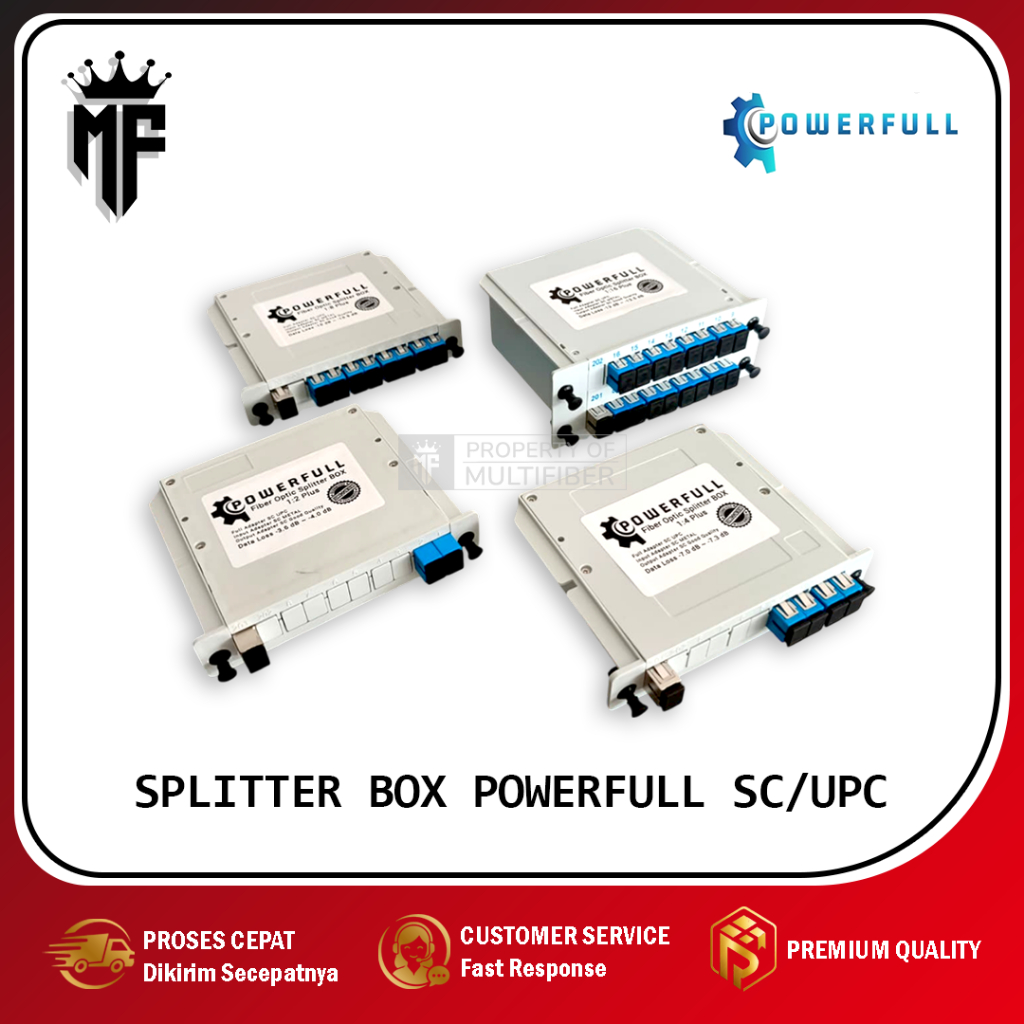 Jual Passive Splitter 1:2/1:4/1:8/1:16 SC UPC Box Brand Powerfull ...