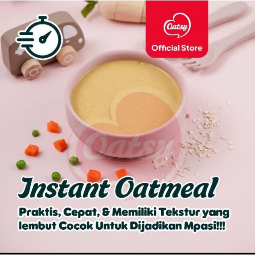 Jual OATSY Oatmeal Instant Merah 750gr (EXP Oktober 2027) | Shopee ...
