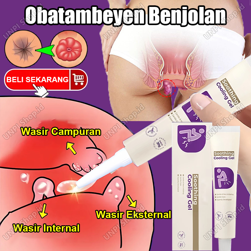 Obatambeyen Benjolan Salep Wasir Ambeyen Ampuh Soothing Cooling Gel Original Obat Wasir Internal Dan Eksternal Solusi Cepat Redakan Gatal, Nyeri Dan Pembengkakan