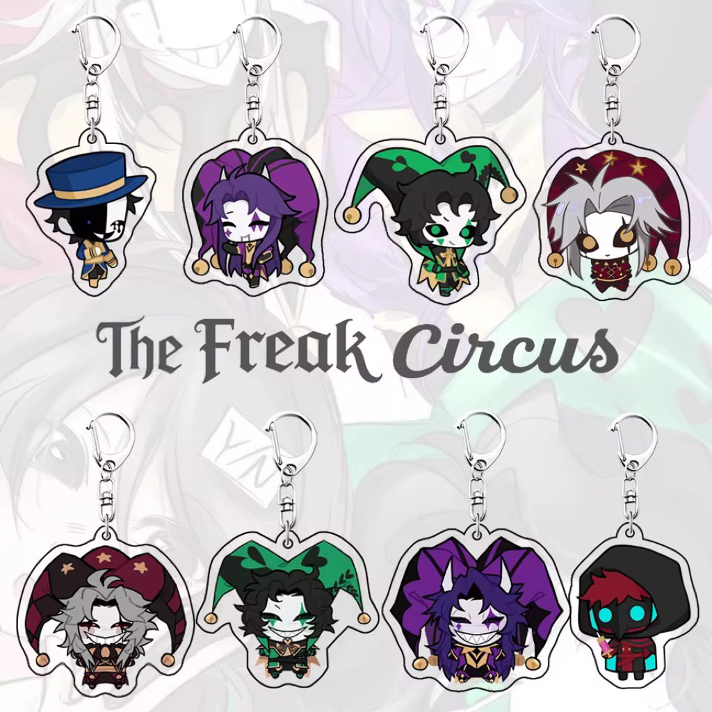 Jual gantungan kunci the freak circus tfc karakter pierrot jester dll ...