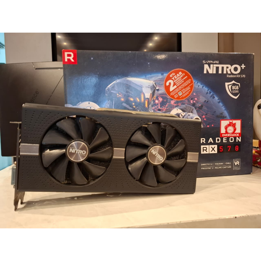 Jual VGA SAPPHIRE NITRO+ PLUS RADEON RX 570 / RX570 8GB GDDR5 - Second ...