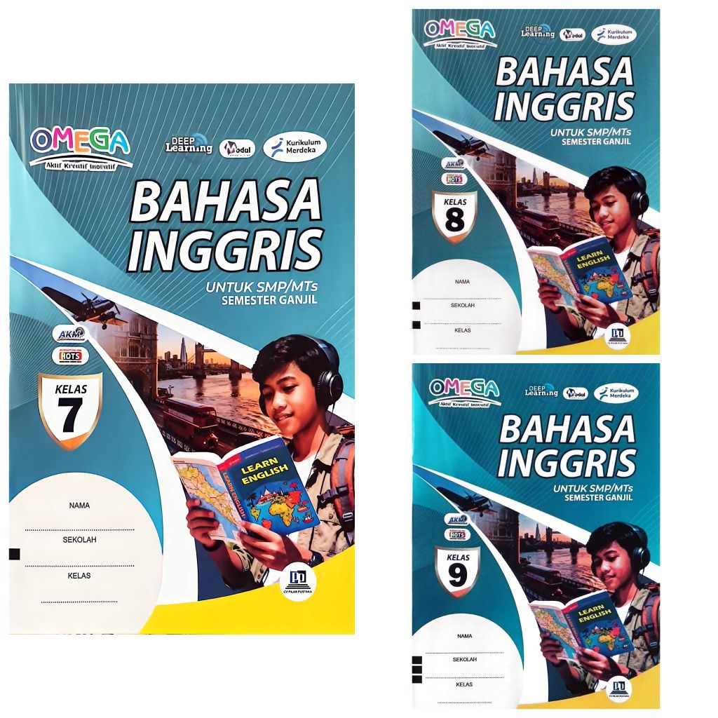 Jual LKS SMP MTS OMEGA BAHASA INGGRIS KELAS 7 8 9 KURIKULUM MERDEKA ...
