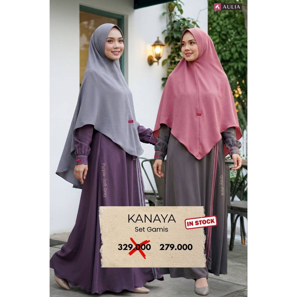 Jual AULIA FASHION | Kanaya Set Gamis | gamis Syar'i | gamis dewasa ...