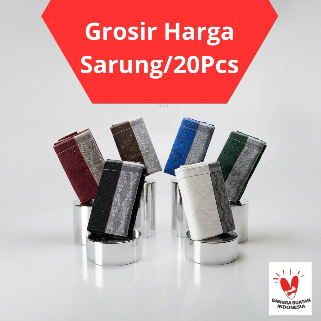 GROSIR SARUNG TENUN DEWASA ISI 20PCS