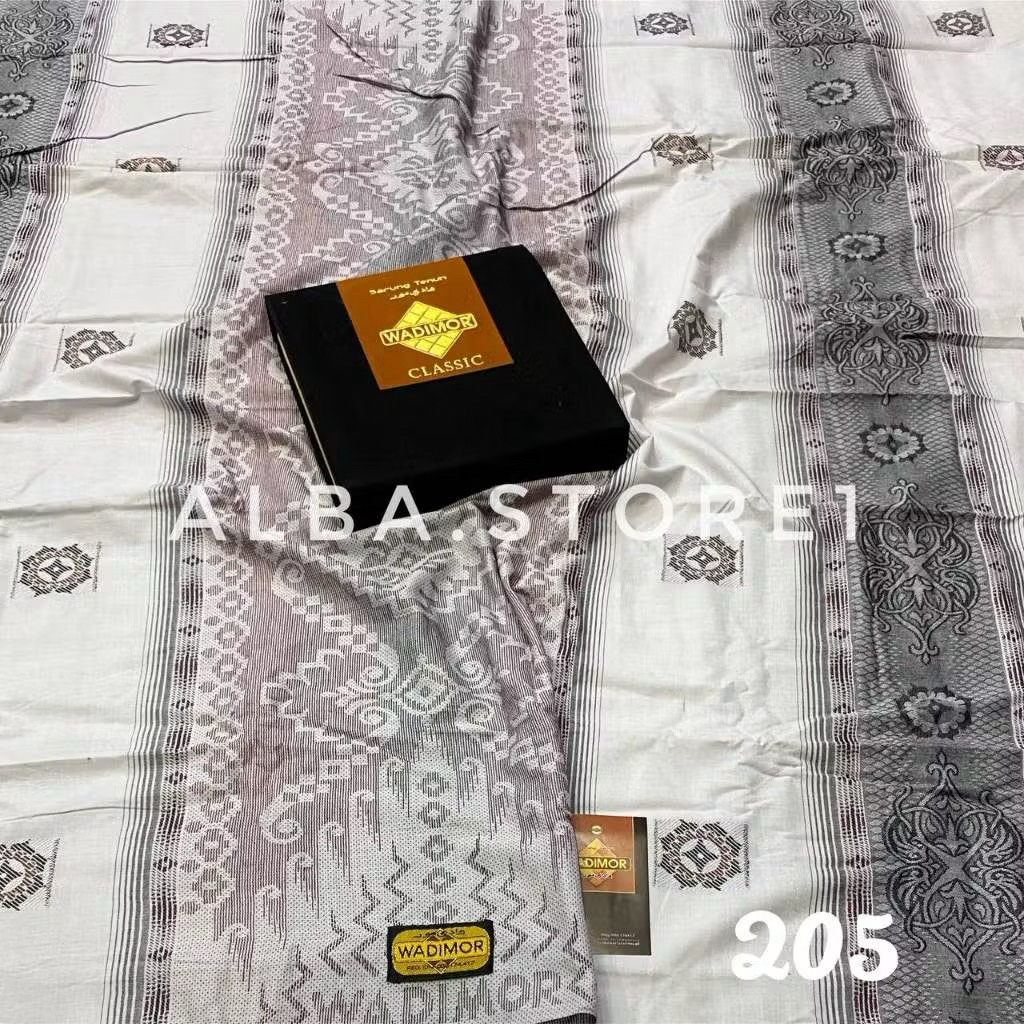 [BARU] Sarung Wadimor jaquard Songket Classic/wadimor songket putih/Wadimor Jacquard Antik/WQC/Wadimor Classic Maskot Jaquar/wadimor datu'
