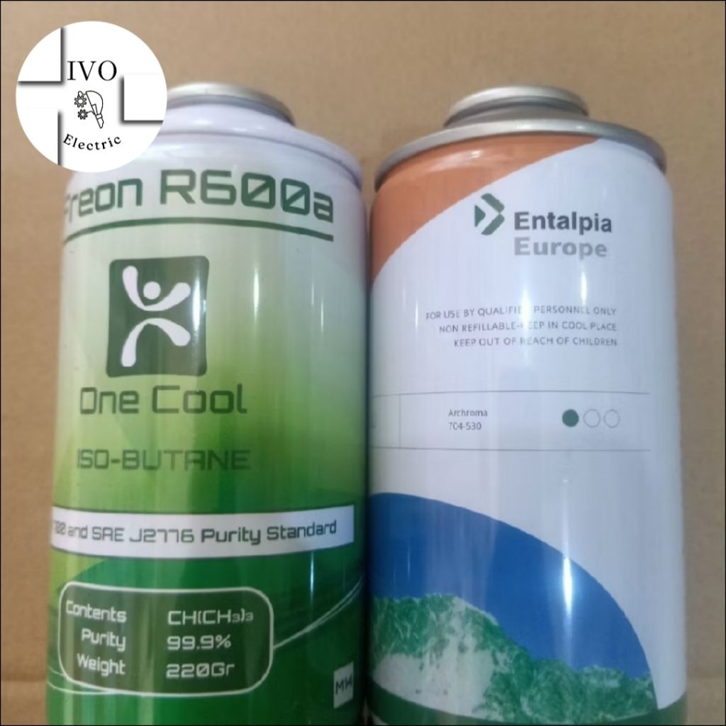 Jual refrigerant kaleng R600/R 600/R600A || merk entalpia europe dan ...