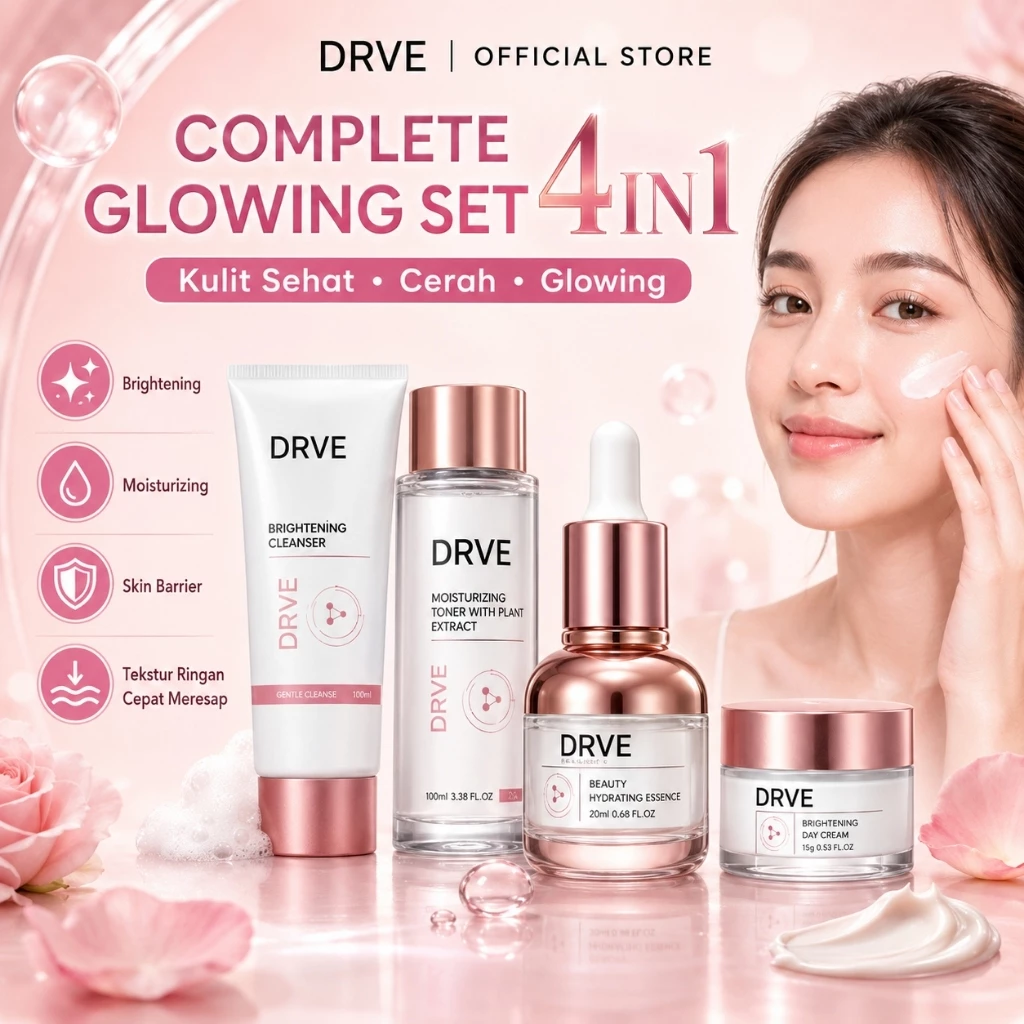 Drve 4in1 Skincare Paket Niacinamide Awet Muda