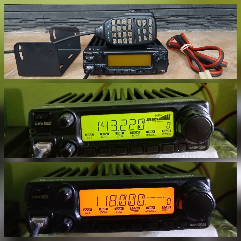 Jual RIG ICOM IC2200H BLACK STIKER VHF AIRBAND FULL MULUS ORIGINAL ...