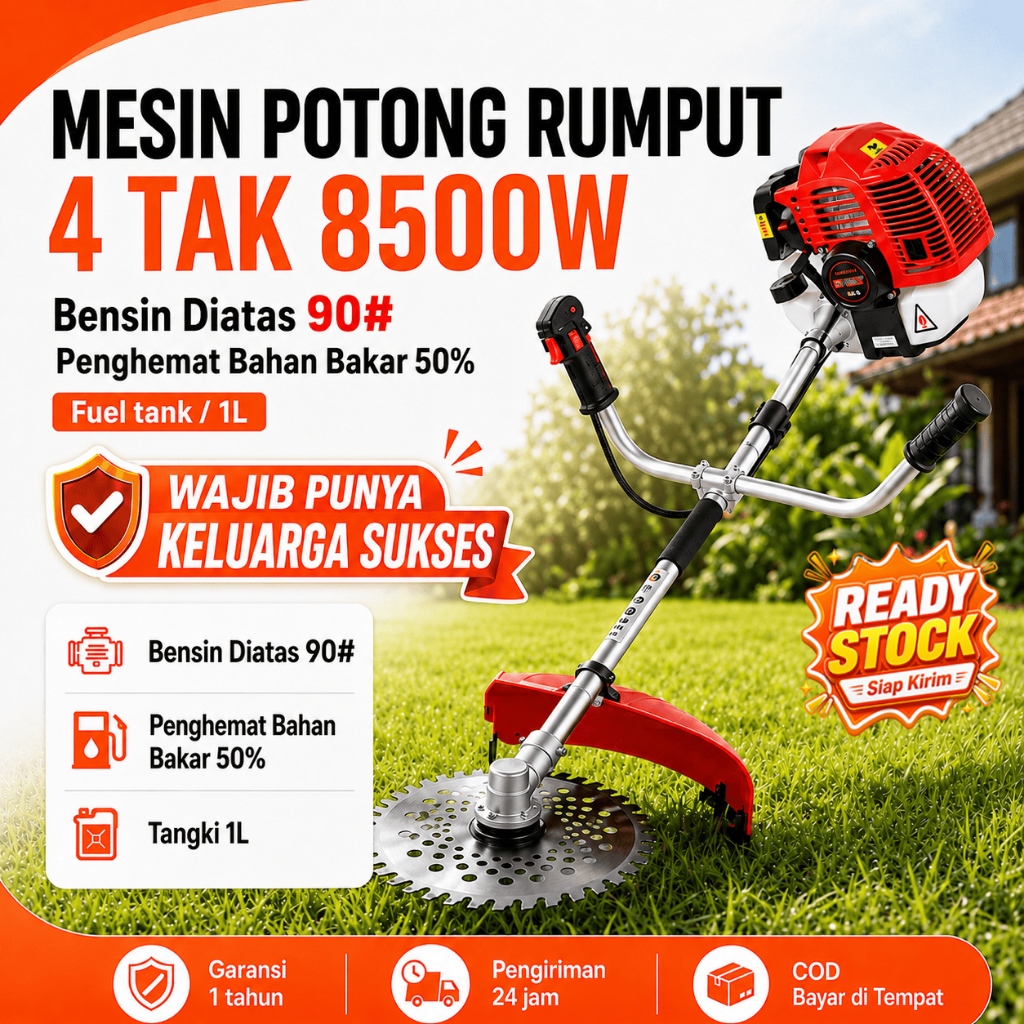 Jual REAIM Mesin Potong Rumput Gendong Samping FS230 2-Tak 40.2cc 1 ...