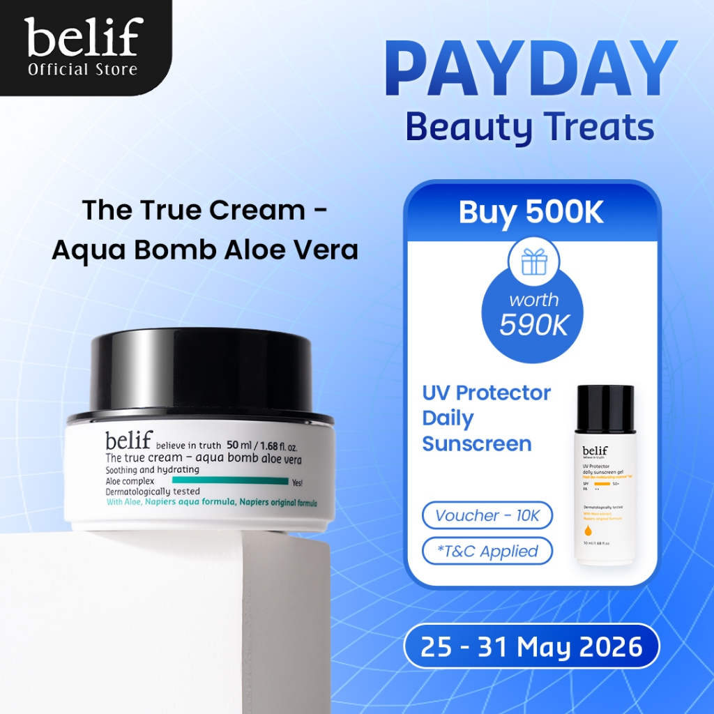 Jual [CLEARANCE] Belif The True Cream - Aqua Bomb Aloe Vera [READ  DESCRIPTION] | Shopee Indonesia