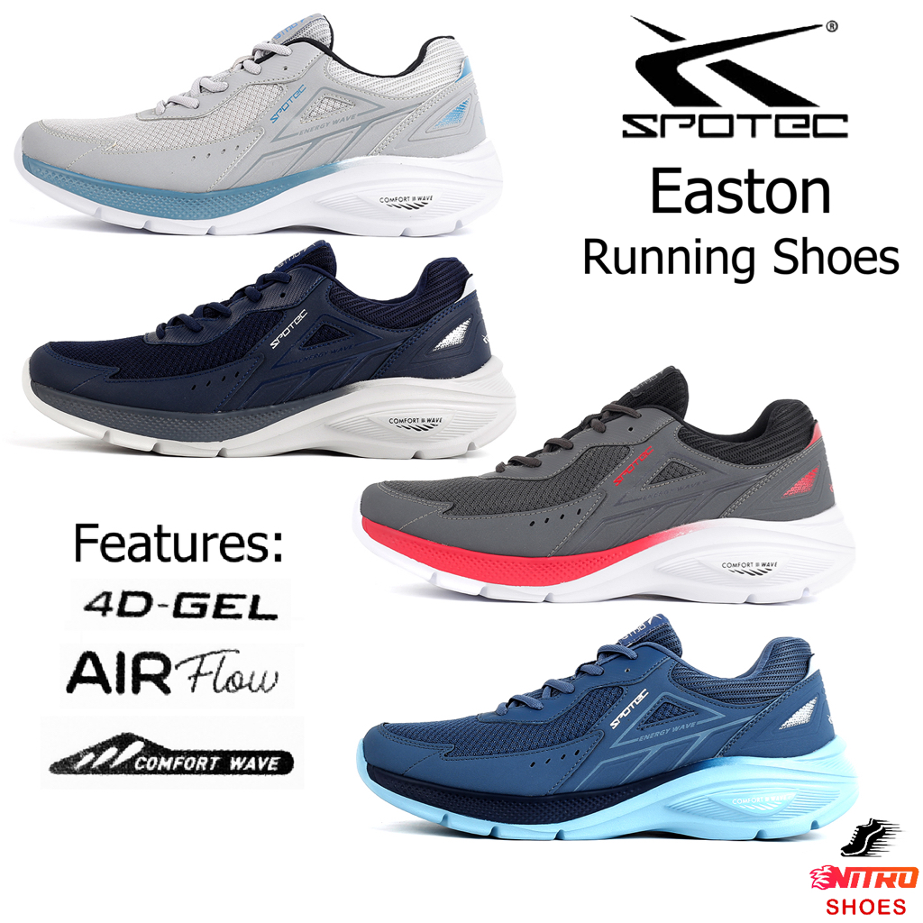 Jual Spotec Easton Sepatu Lari Running Shoes | Shopee Indonesia