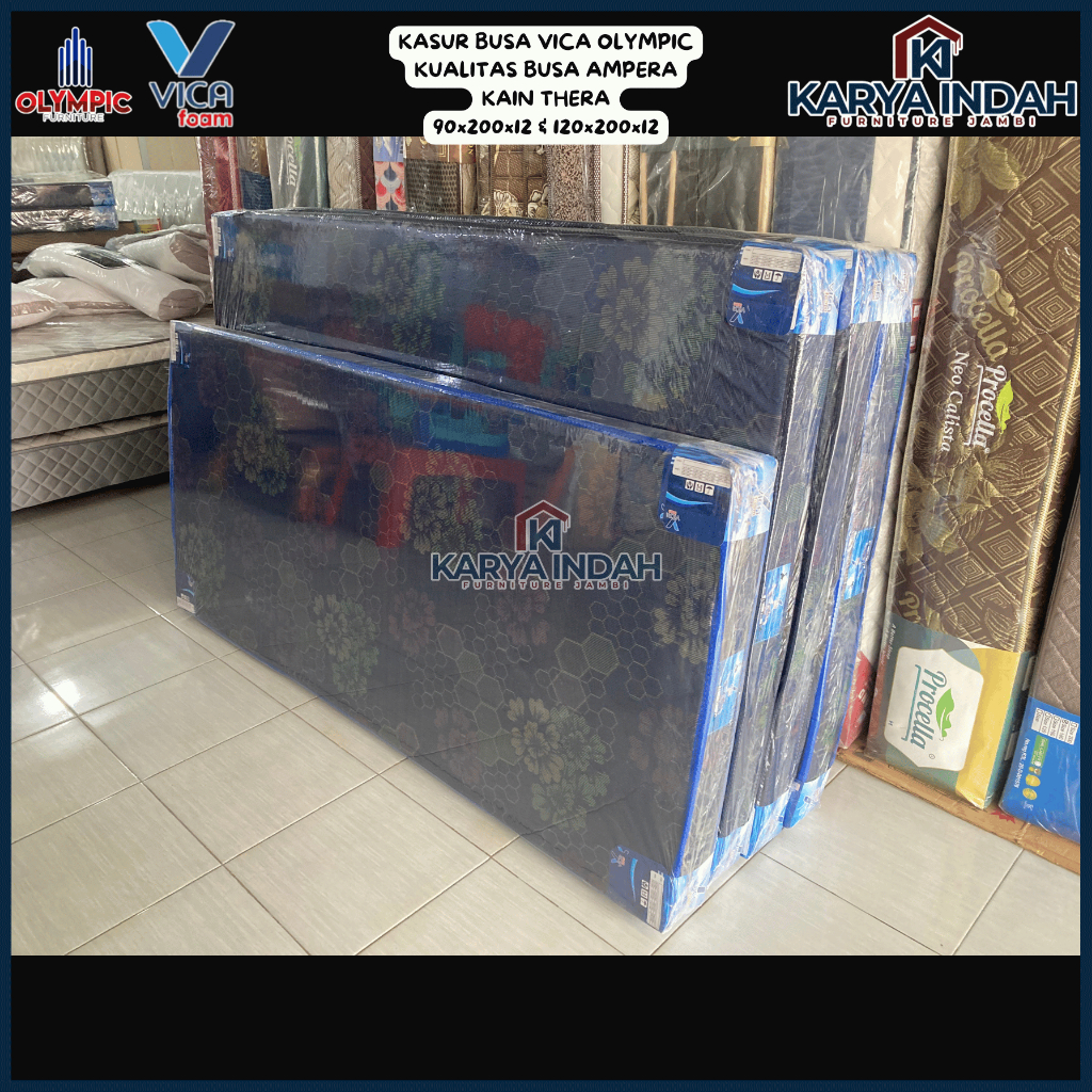 Jual Kasur Busa List AMPERA VICA BY OLYMPIC LITE FOAM 90x200x12 ...