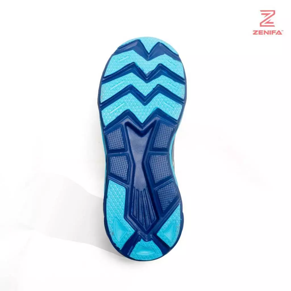 Zenifa Sepatu Running Pria Navy Slide 3