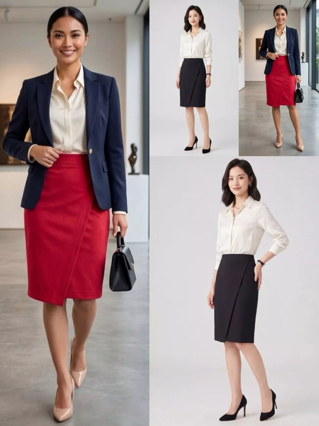 Rok Span Buat Ngantor LC Women's Wrap Skirt - 2485