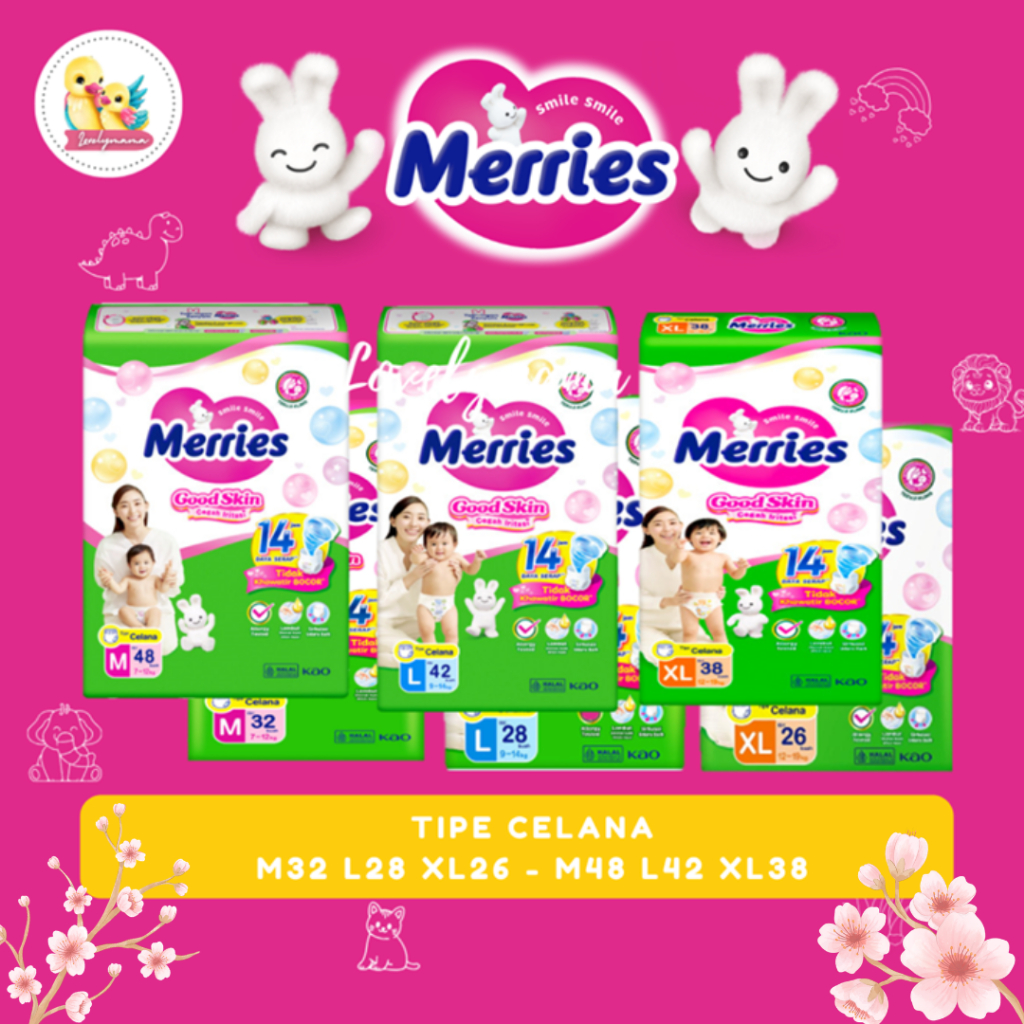 Jual Merries Good Skin Jumbo M48 / L42 /XL38 / XXL28 celana M32 L28 XL ...