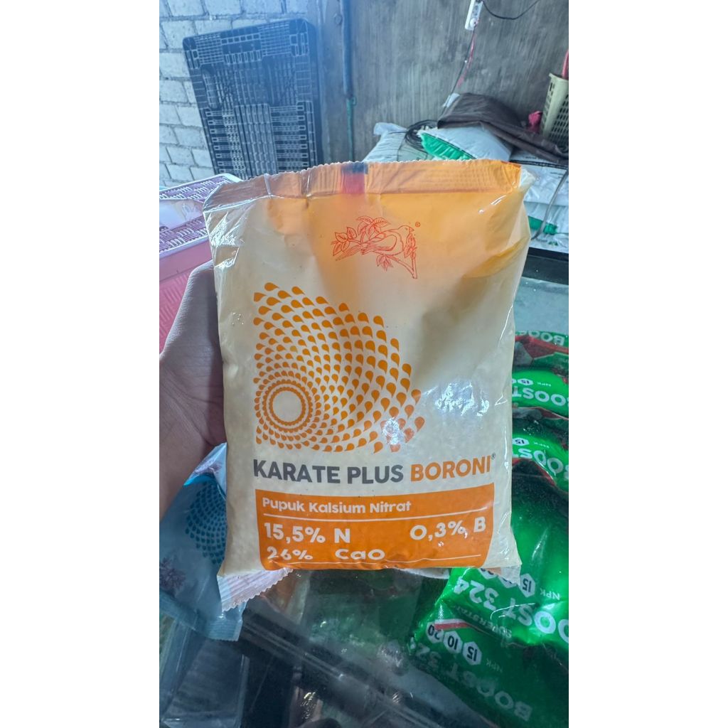 PUPUK MEROKE KARATE PLUS BORONI 1KG KEMASAN PABRIK KALSIUM NITRAT