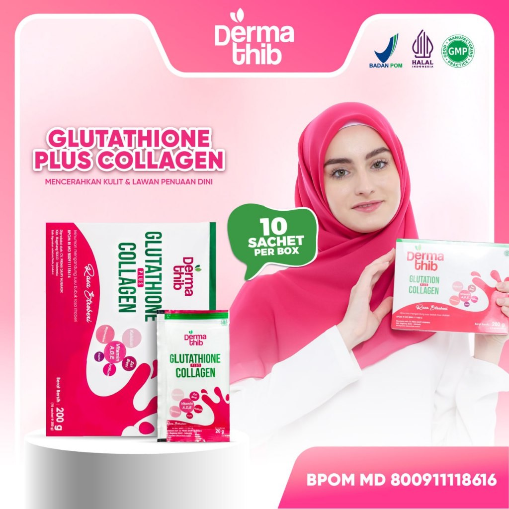 Jual DERMATHIB - Collagen Plus Glutation - Minuman Kolagen dan ...